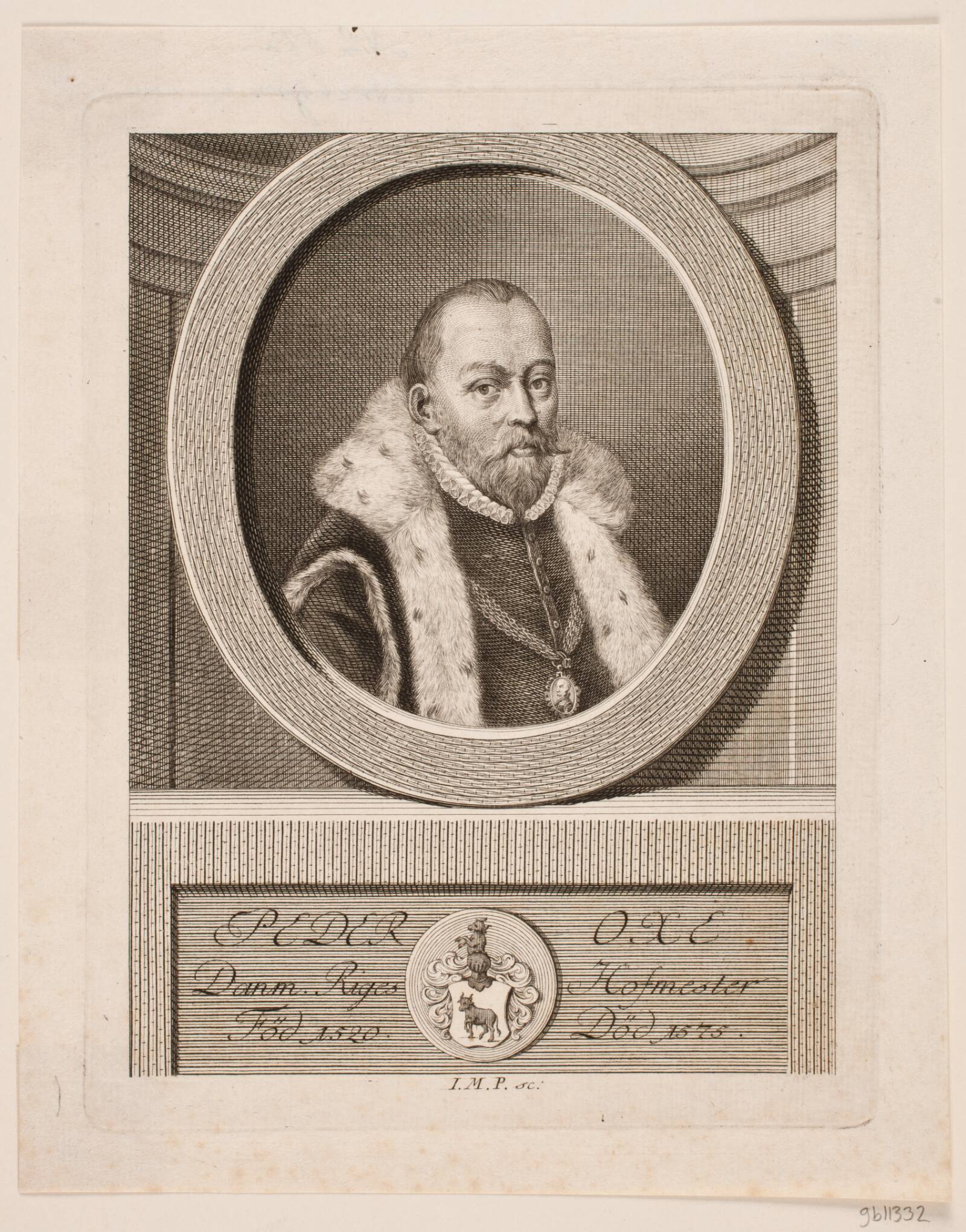 Peder Oxe, J.M. Preisler, 1765