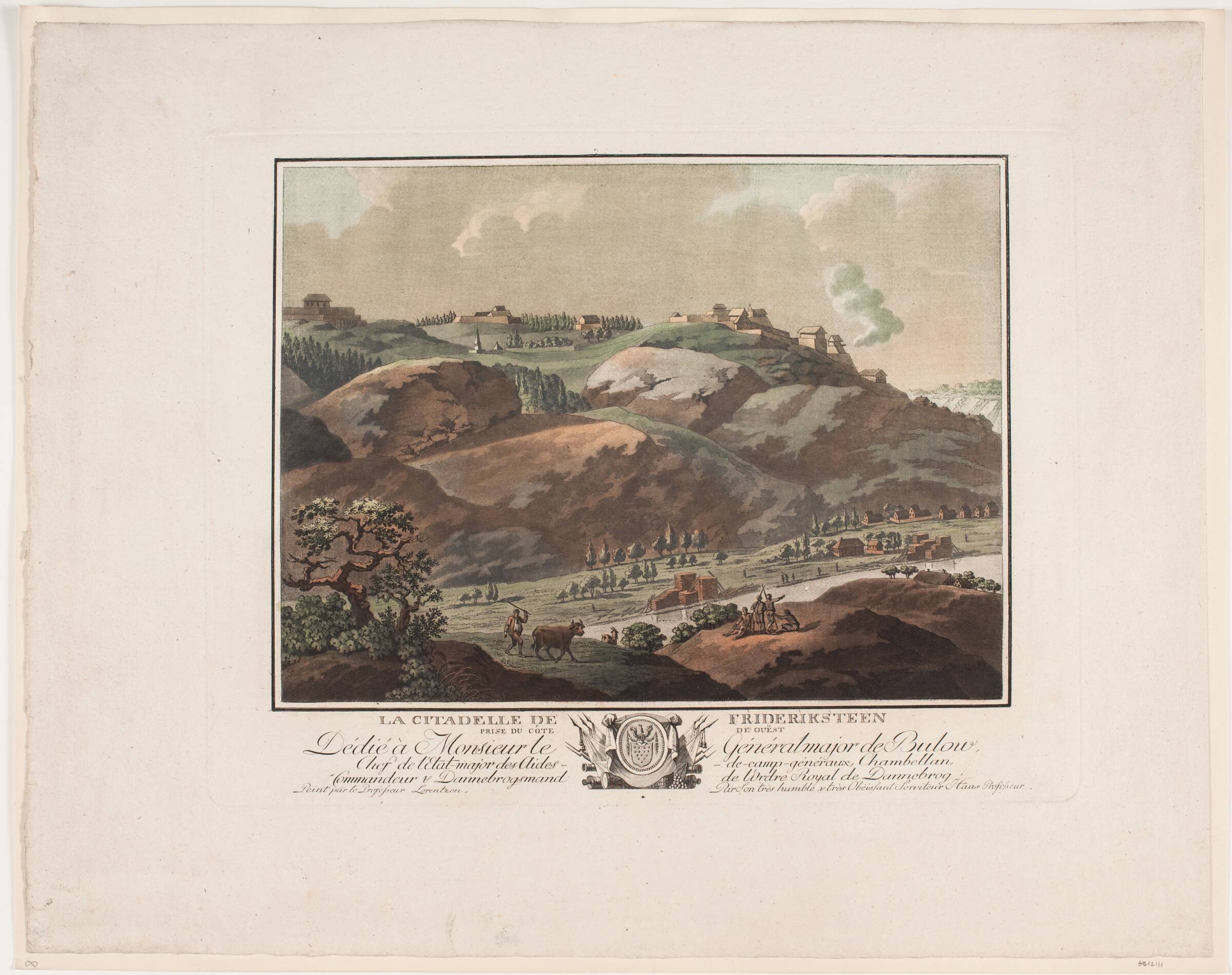 La citadelle de Frideriksteen, Georg Haas, 1788-1792