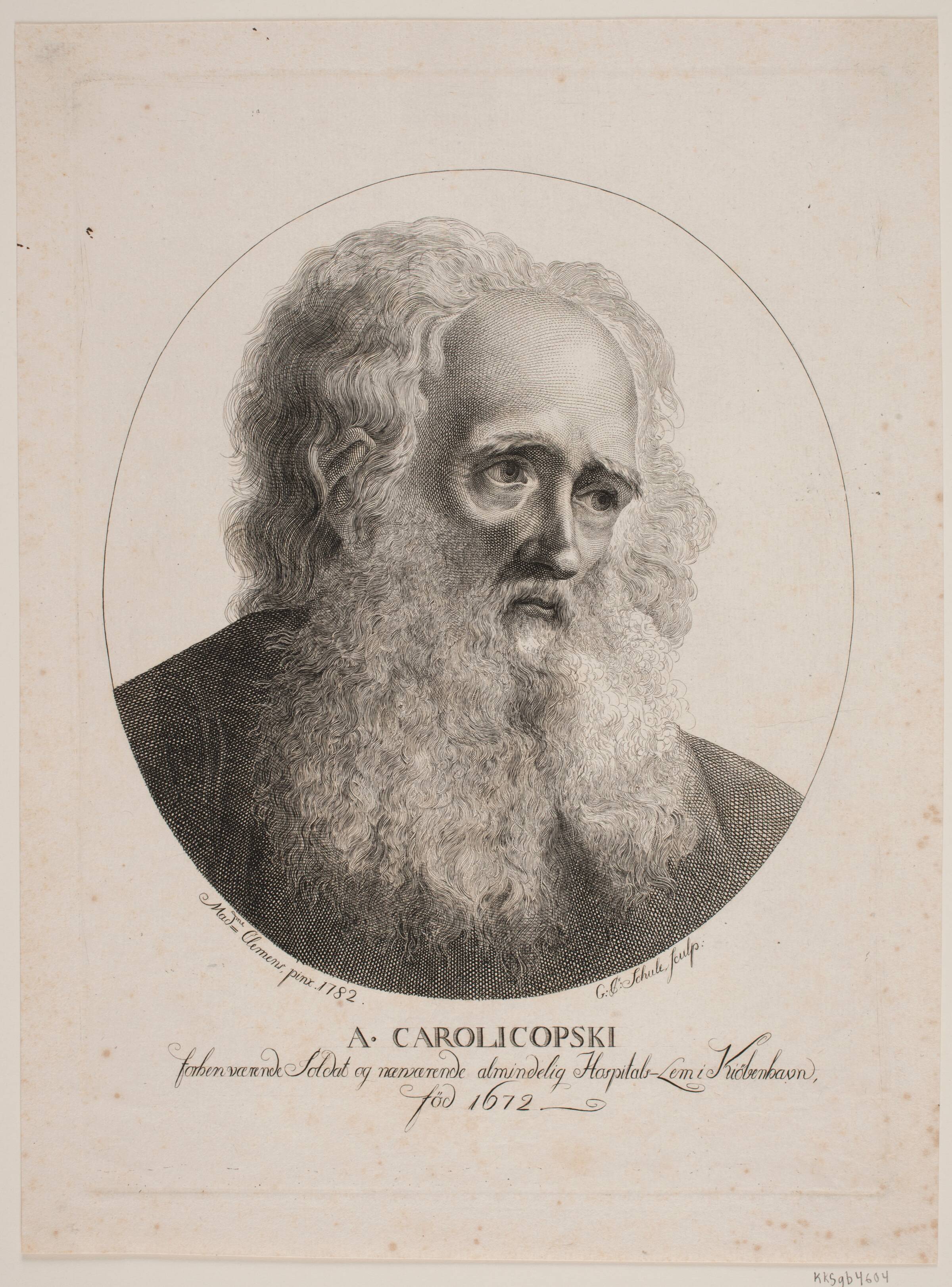 A. Carolicopski., Georg Christian Schule, 1782