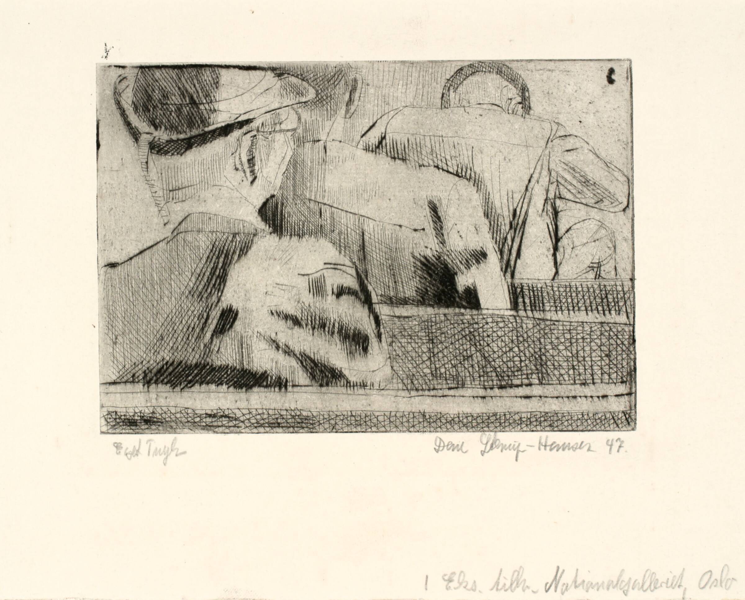 Fra en tilskuerplads, Dan Sterup-Hansen, 1947