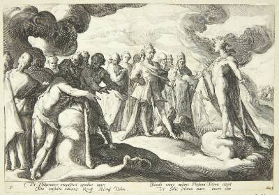 Jupitor og guderne beder Helios om at genoptage kontrollen over solvognen