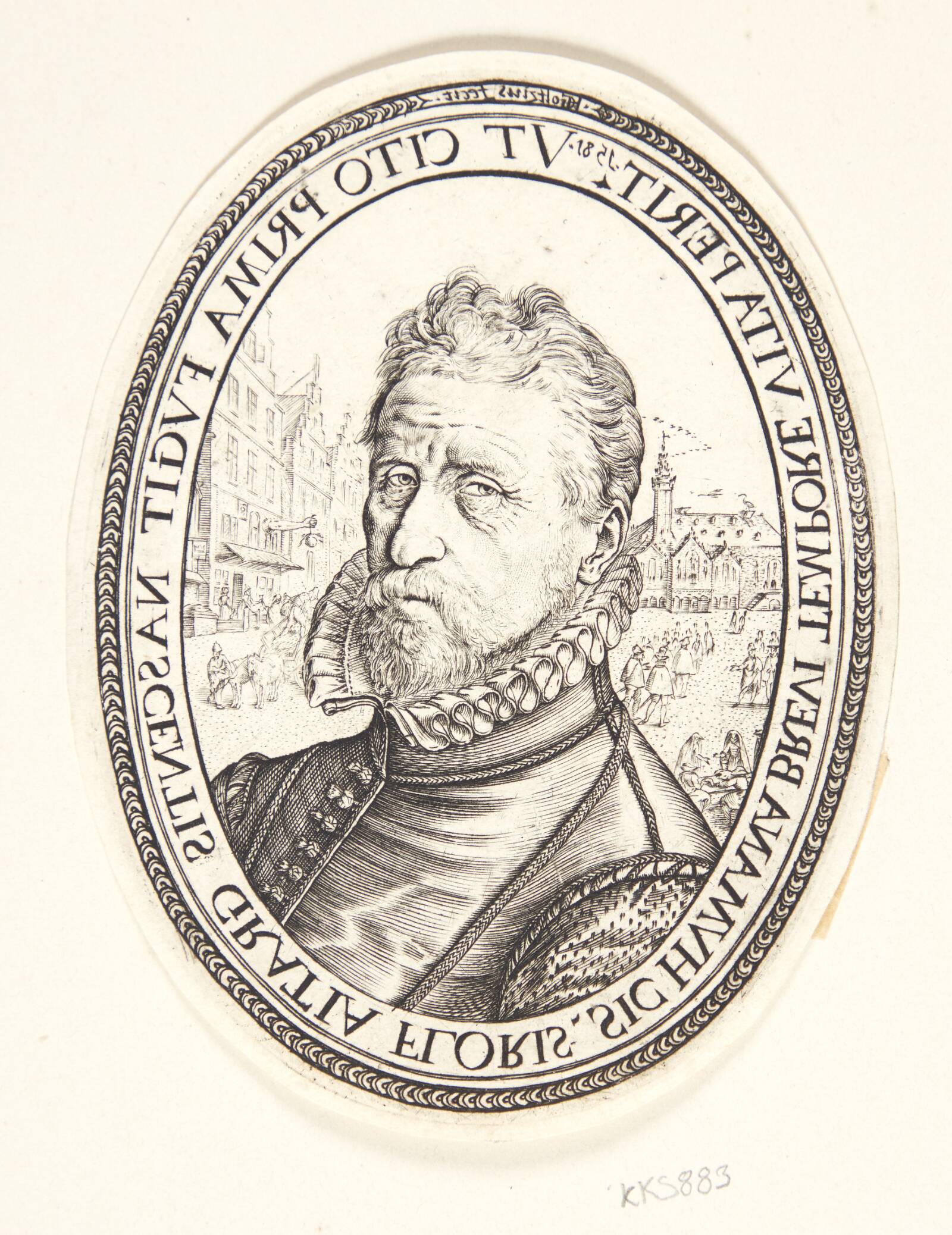 Hieronymus Scholiers, Hendrick Goltzius, 1581