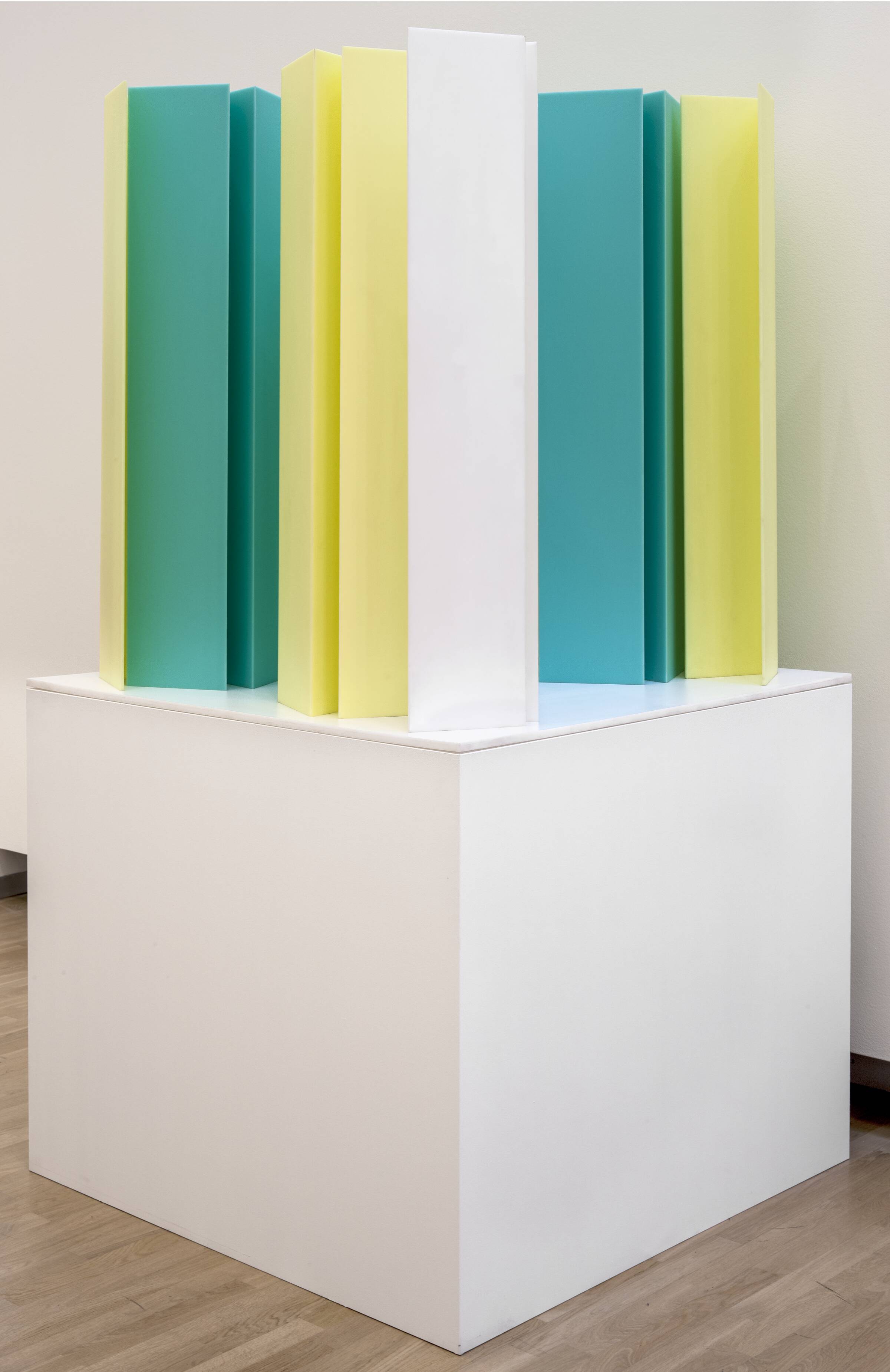 Lyskoncentration. Hvid-gul-grøn, Gunnar Aagaard Andersen, 1979