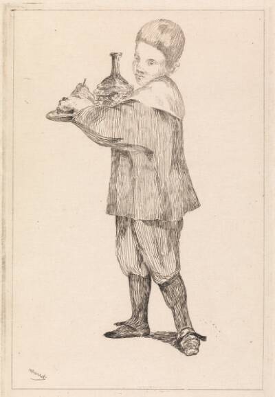 L'Enfant portant un plateau
