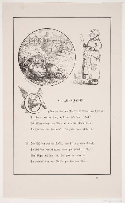 Illustration til Johan Krohn, "Peters jul"