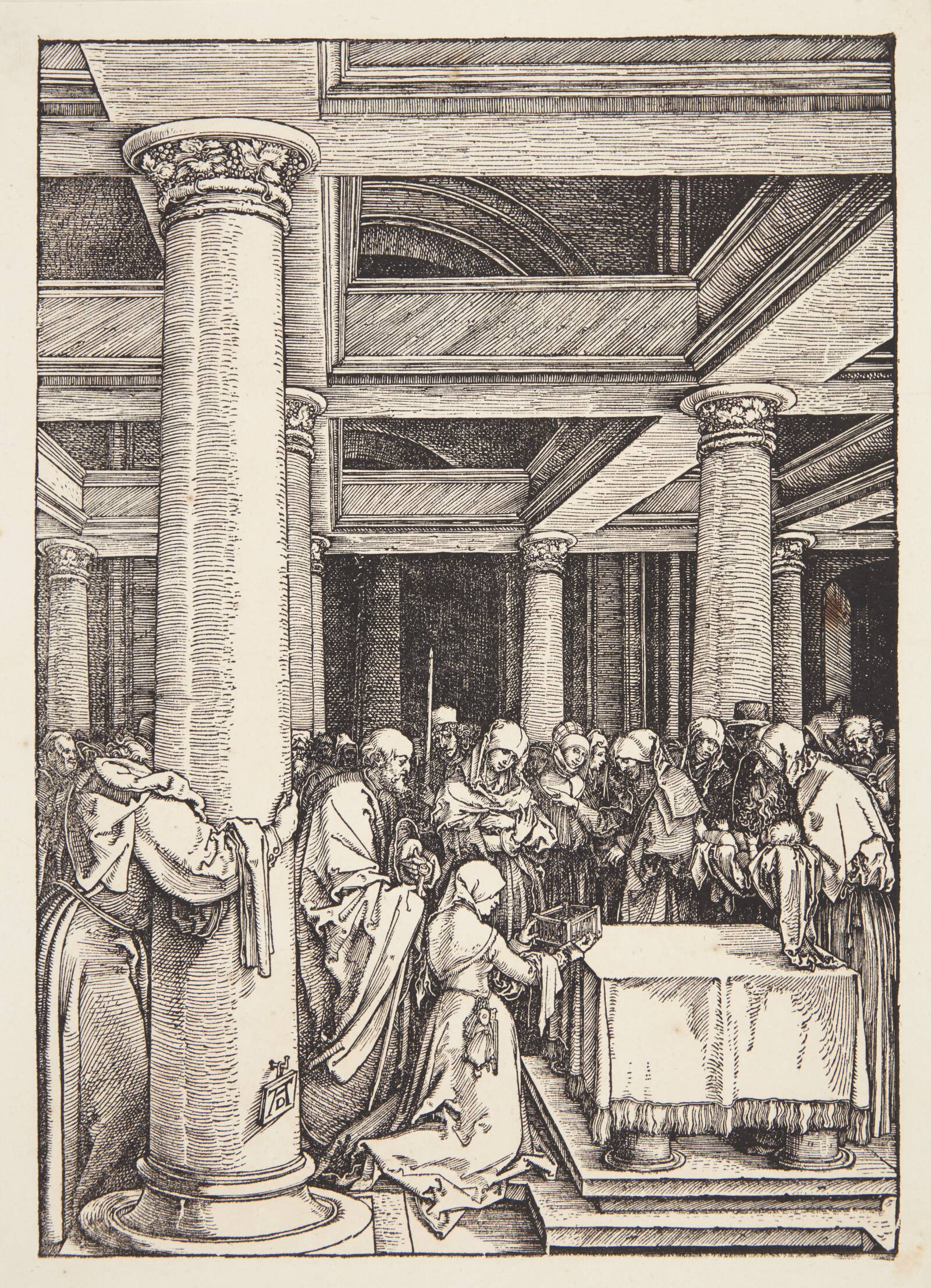 Fremstillingen i templet, Albrecht Dürer, 1503-1506