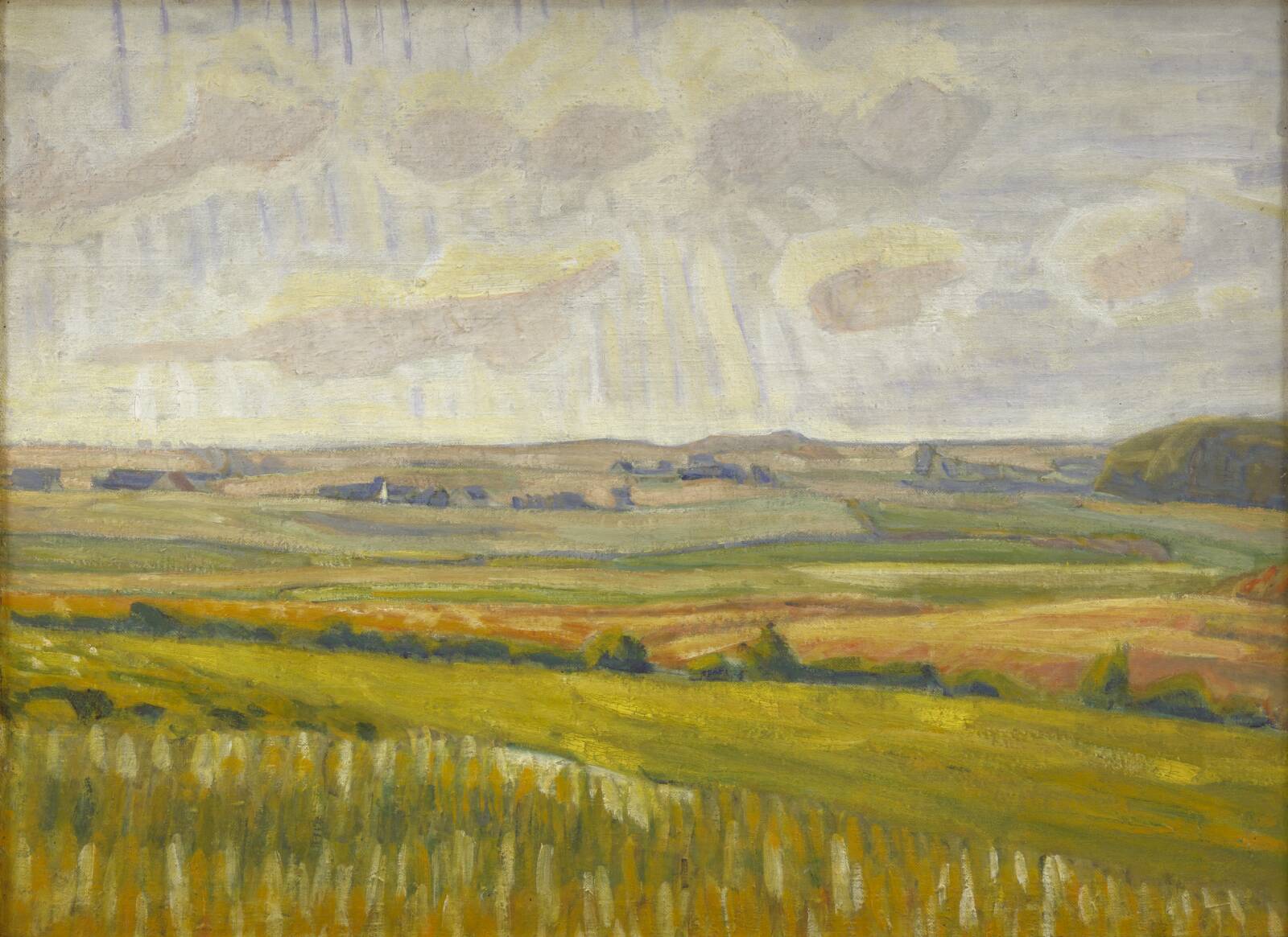 Asminderup bakker mod lyset, by Niels Larsen Stevns, 1924