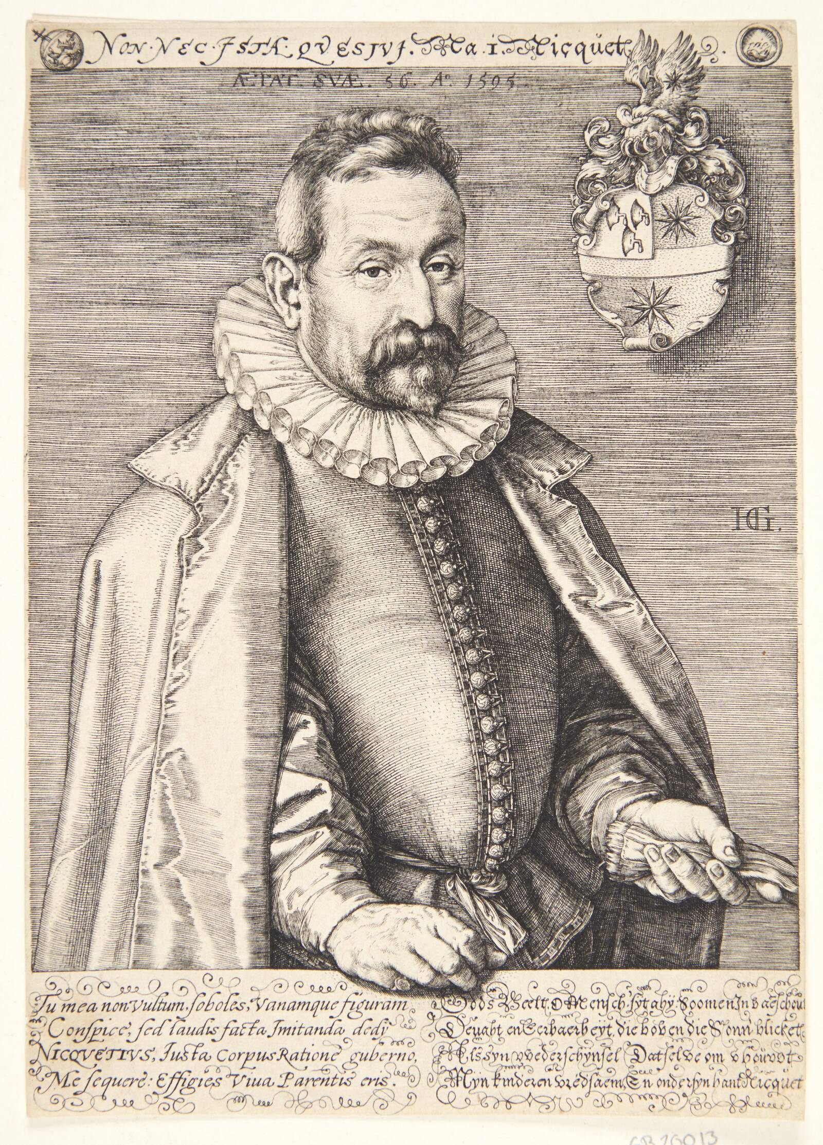 Jan Nicquet, Hendrick Goltzius, 1595
